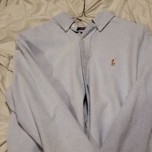 Classic Ralph Lauren Blue Button Down